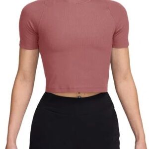 Nike Zenvy Dri-FIT Women’s Training Top Mauve Pink Size M | New With Tags